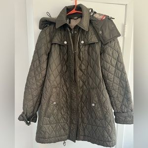 Like New Burberry Brit women’s Quilted jacket with Hood
